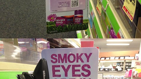 Allegra CVS Aisle Violator